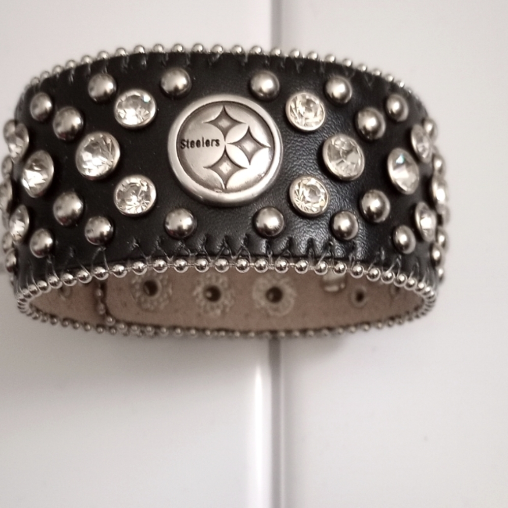 Blinged Out Steelers Bracelet
